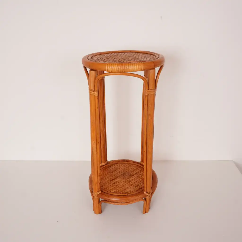 Sellette/porte plante bambou vintage