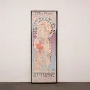 Affiche publicitaire/reproduction de Mucha 