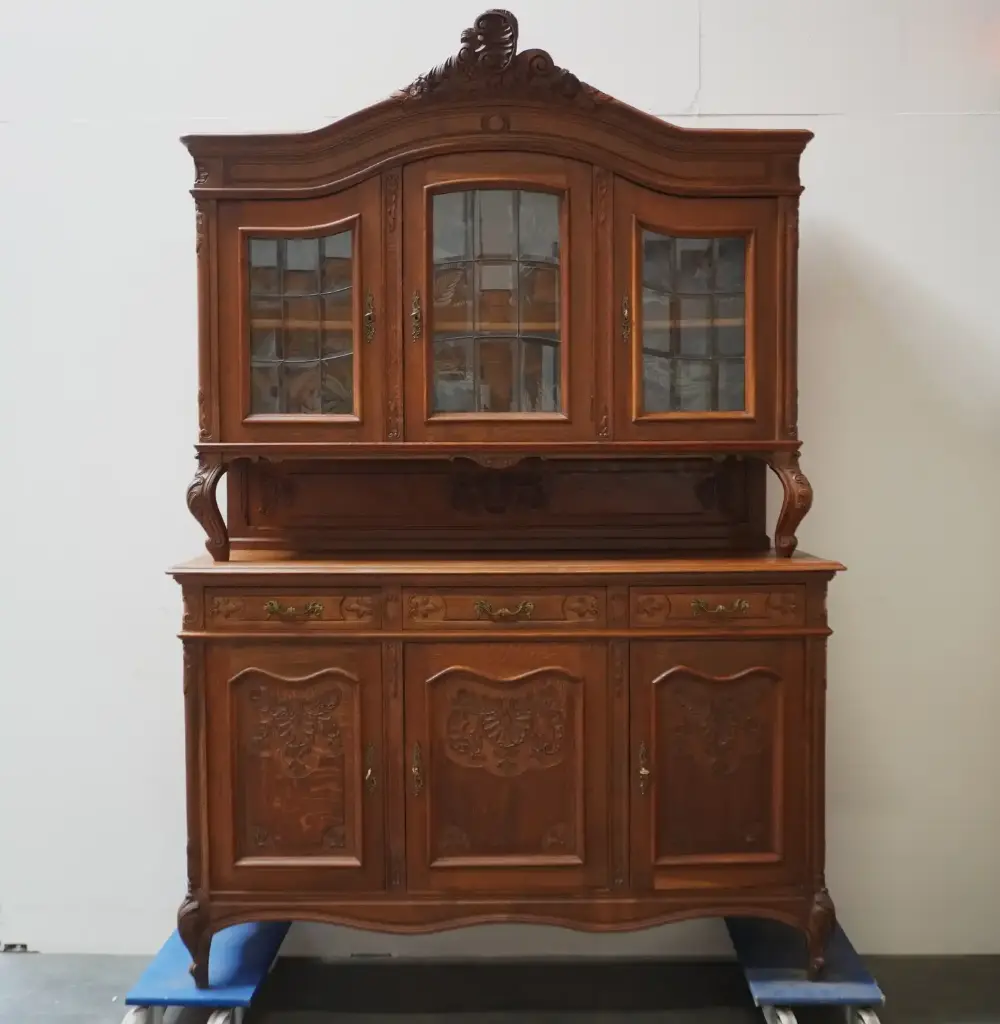 Meuble buffet 2 corps vitrine