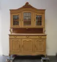 Meuble buffet 2 corps bois aérogommé