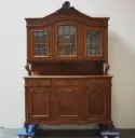 Meuble buffet 2 corps vitrine