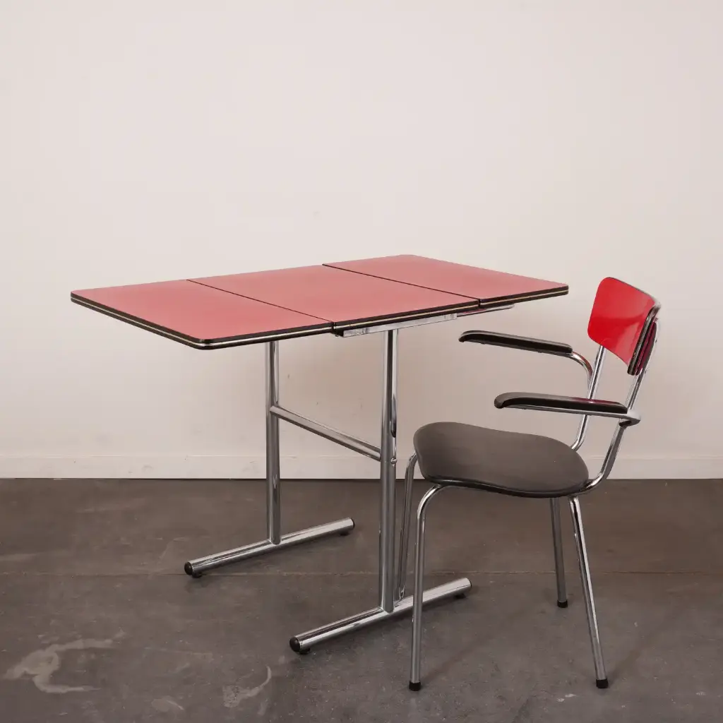 Table pliante formica vintage