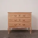 Commode sur pied bois aérogommé