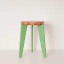 Tabouret Transition by La Fabrik Menuiserie Vert Wasabi