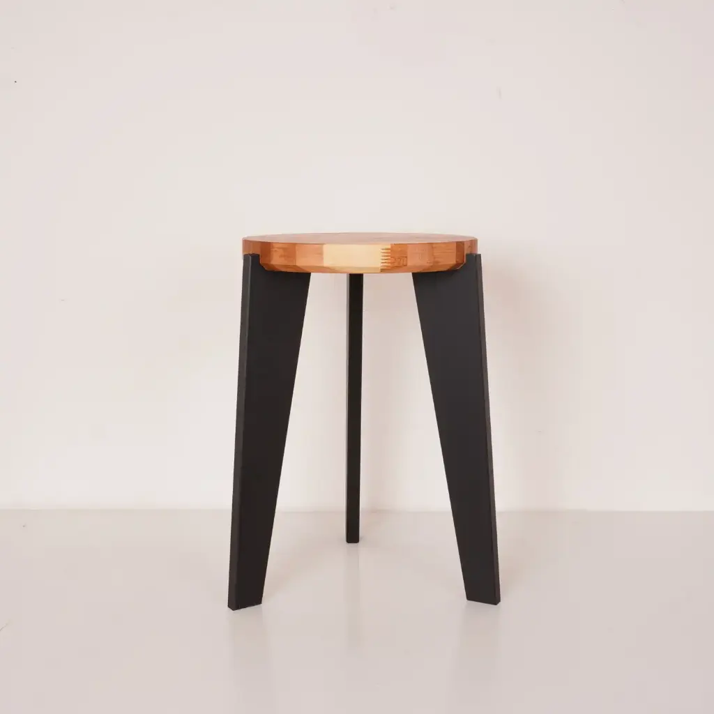 Tabouret Transition by La Fabrik Menuiserie Noir