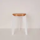Tabouret Transition by La Fabrik Menuiserie Blanc