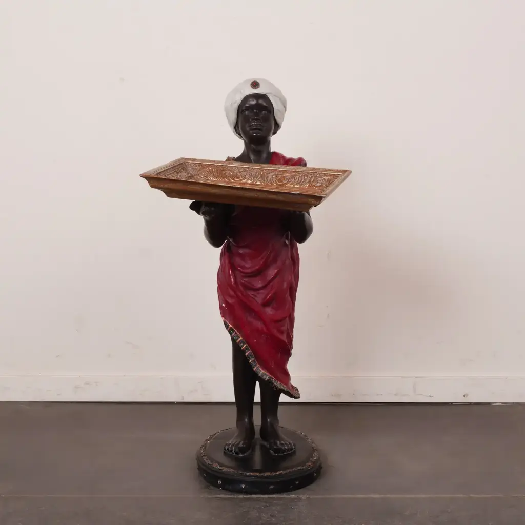 Sculpture/vide poche serviteur Maure 