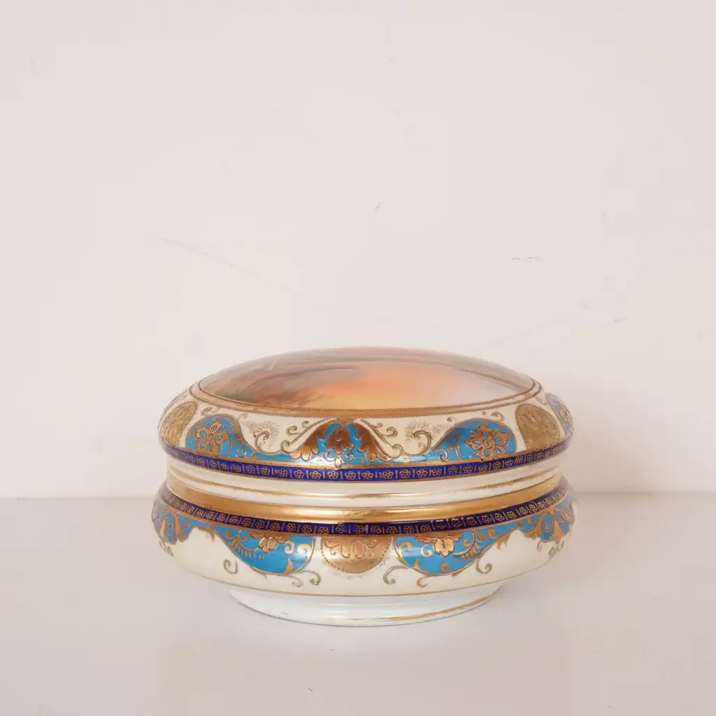 Boîte à bijoux en porcelaine Noritake Japon