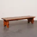 Banc enfant bois rustique