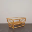 Table basse bambou vintage