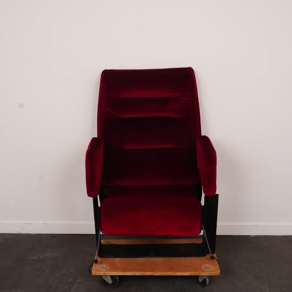 Fauteuil de cinéma vintage 