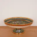 Plat sur pied Hubert Bequet vintage