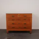 Commode ancienne bois/marbre