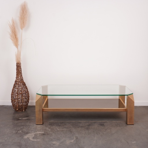 [SU0616] Table basse Belgo Chrome vintage