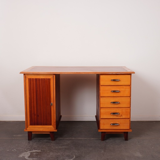 [SU1409] Bureau en bois vintage