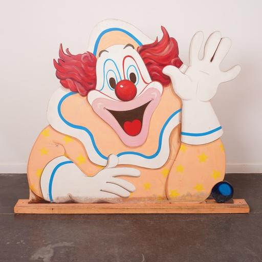 [SU1567] Panneau décoratif "Clown" (H: 115cm)