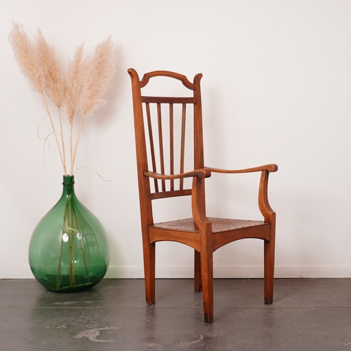 [SU1628] Chaise à bras en bois