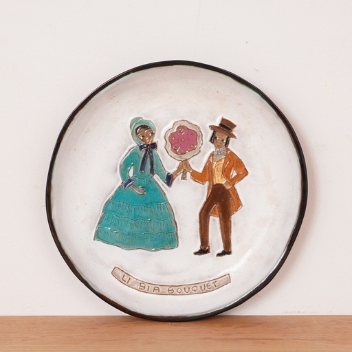 [SU1654] Assiette décorative O. DIJEUX