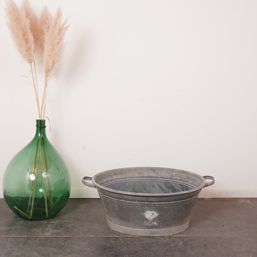 [SU1818] Bassine en zinc vintage