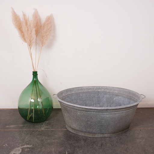[SU1819] Bassine en zinc vintage