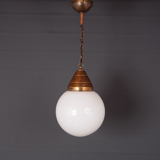 [SU1897] Lampe suspension opaline