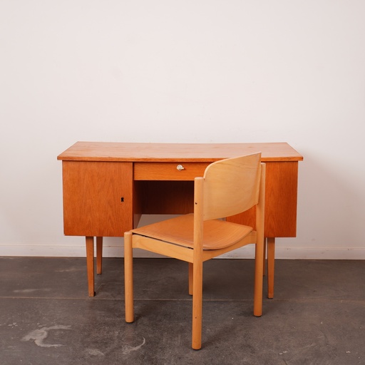 [SU1898] Bureau en bois vintage