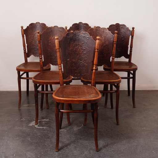 [SU1930] Série de 6 chaises J. & J. Kohn