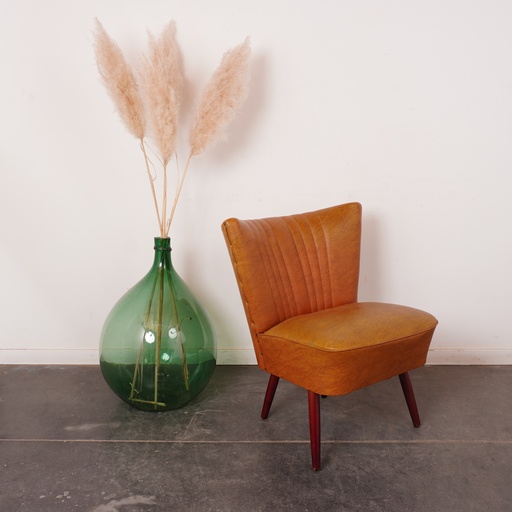 [SU2067] Fauteuil cocktail simili vintage