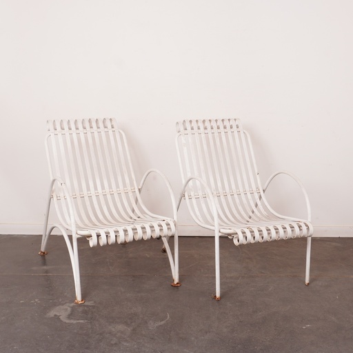 [SU2105] Paire de fauteuils de jardin