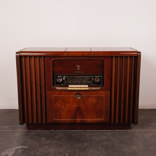 [SU2110] Meuble radio GRUNDIG vintage
