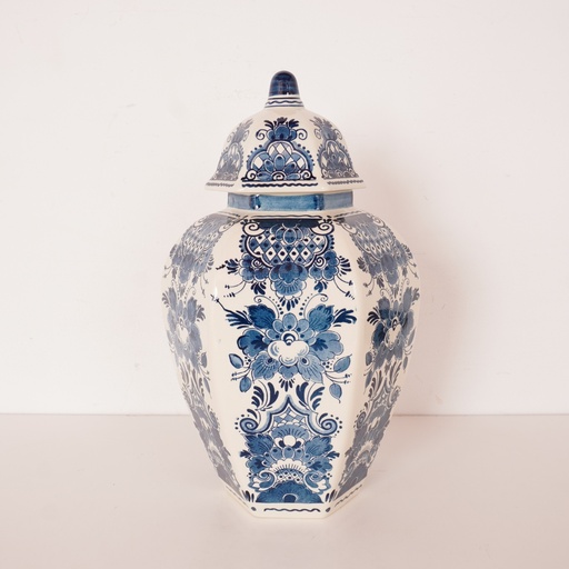 [SU2122] Potiche en faïence Blauw DELFTS