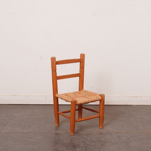 [SU2223] Chaise enfant bois vintage
