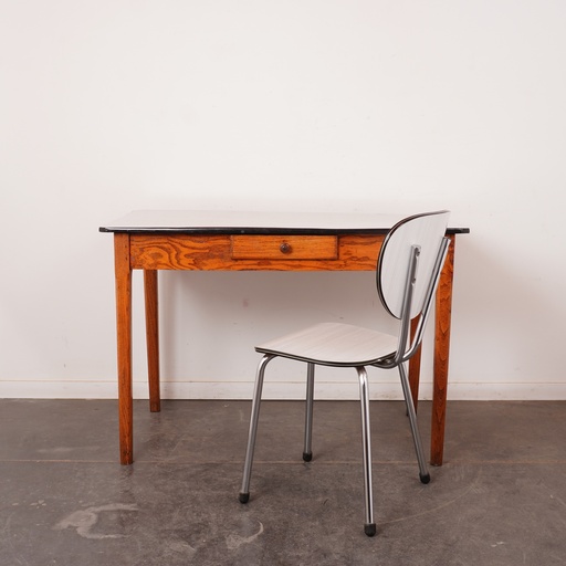 [SU2236] Table bois/formica vintage