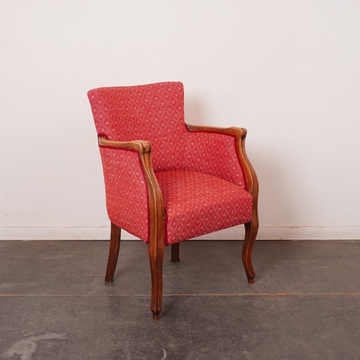 [SU2246] Fauteuil bergère en tissu