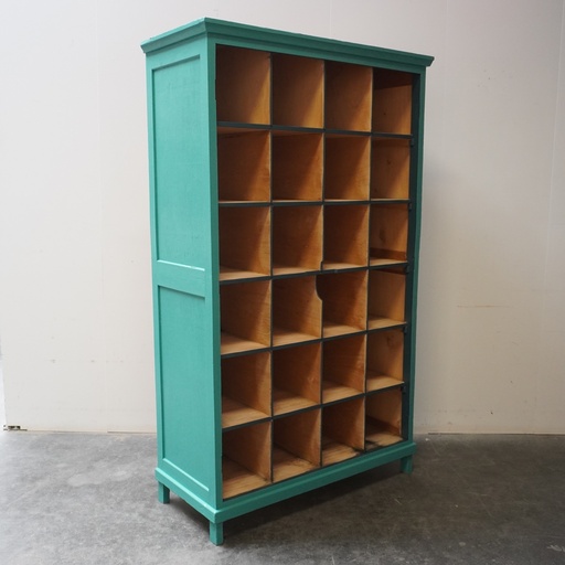 [SU2324] Meuble à casiers bois peint