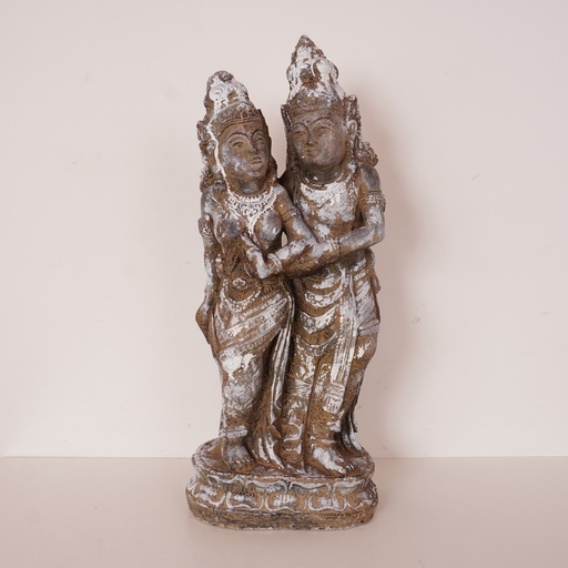 [SU2331] Statue Art asiatique "Rama et Sita"