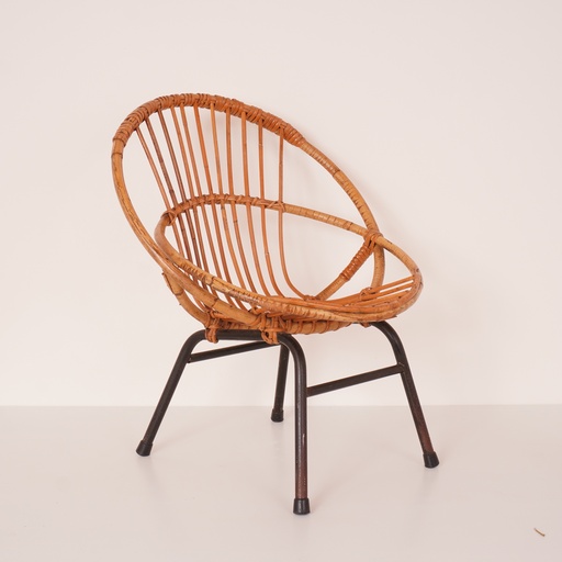 [SU2368] Fauteuil coquille enfant vintage