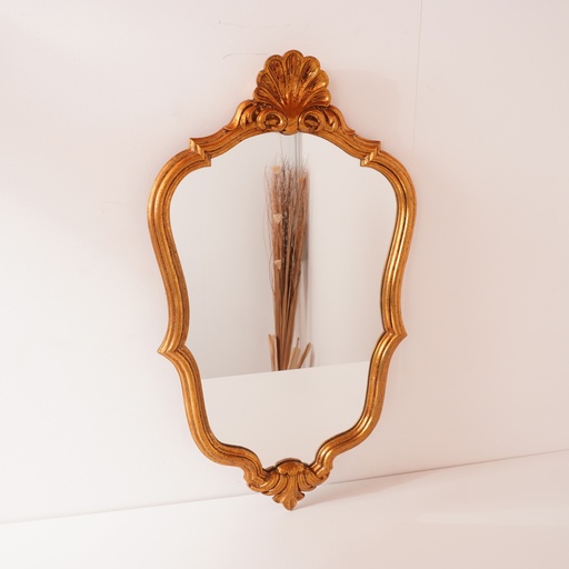 [SU2384] Miroir en bois doré vintage