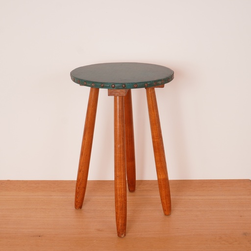 [SU2387] Tabouret en bois vintage