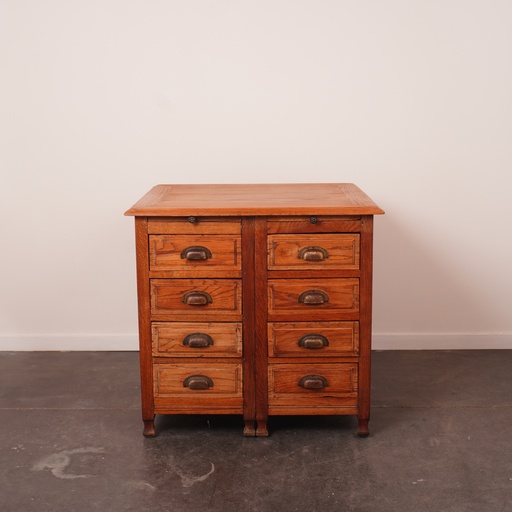 [SU2403] Meuble d'appoint à tiroirs chêne