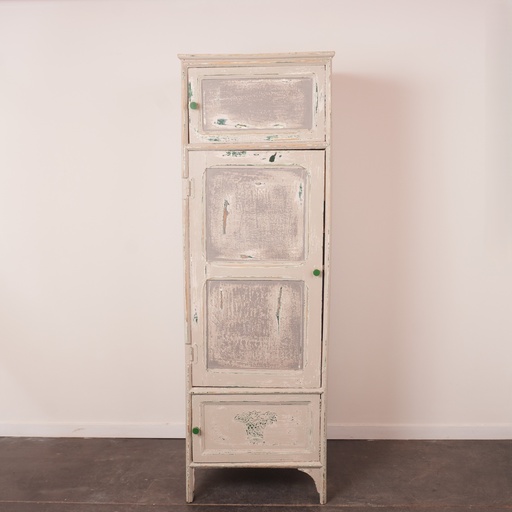 [SU2412] Meuble colonne en bois vintage