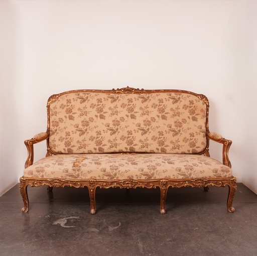 [SU2460] Banquette de style Louis XVI