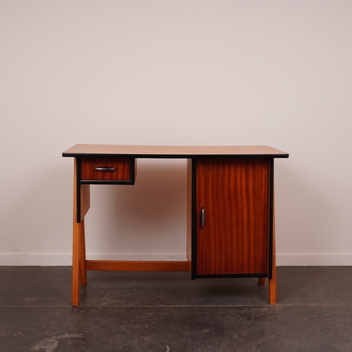 [SU2708] Bureau bois/formica vintage