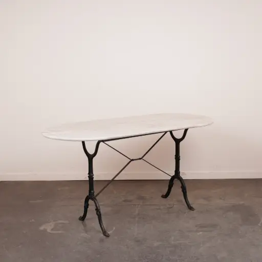 [SU2777] Table bistrot marbre