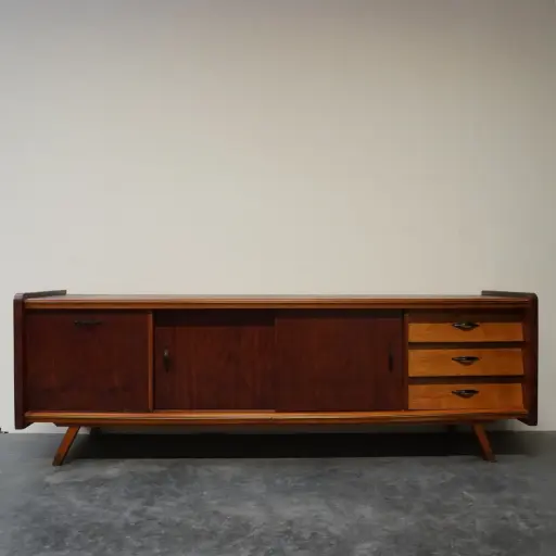 [SU2914] Enfilade en teck style Scandinave