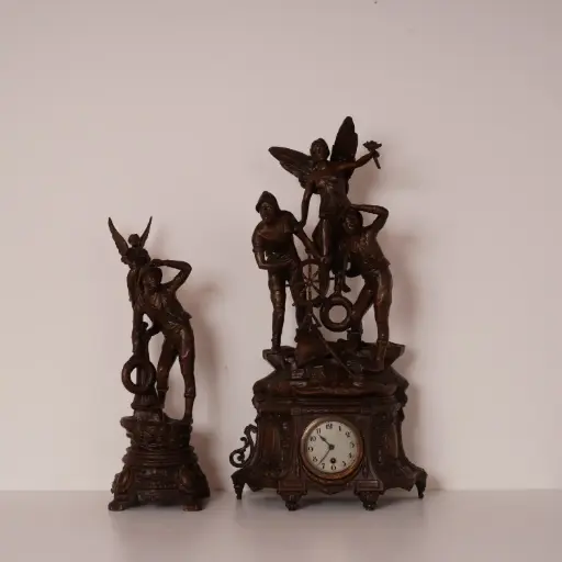 [SU2950] Garnitures de cheminée vintage