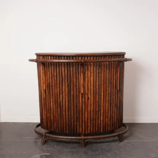 [SU2987] Bar en bambou vintage