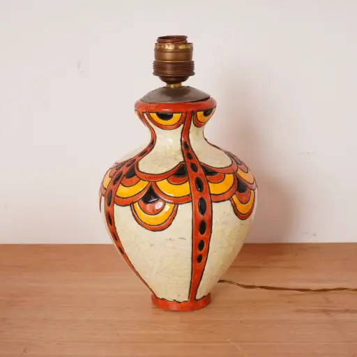 [SU3069] Lampe Boch Frères kéramis Catteau