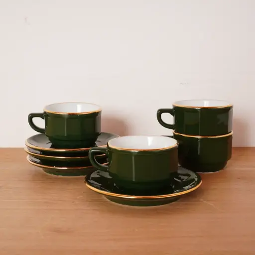 [SU3074] Set de 4 tasses Apilco vintage