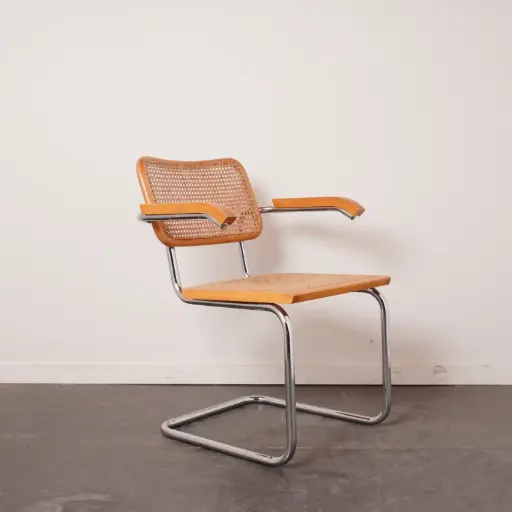 [SU3091] Chaise à accoudoirs Cesca B64 M. Breuer